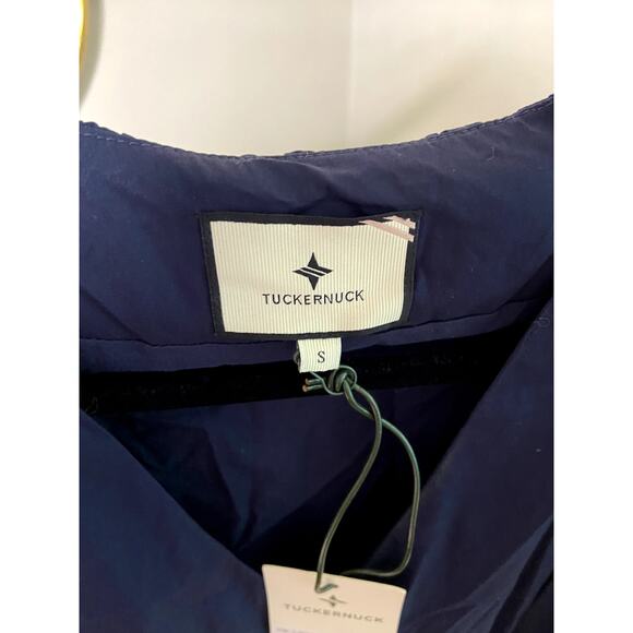 Tuckernuck Navy and Cream Cotton Mitchell Dress size S small - Picture 3 of 5